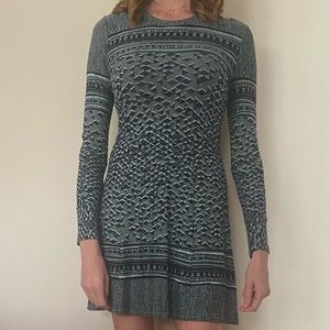 BCBG fitted boho dress